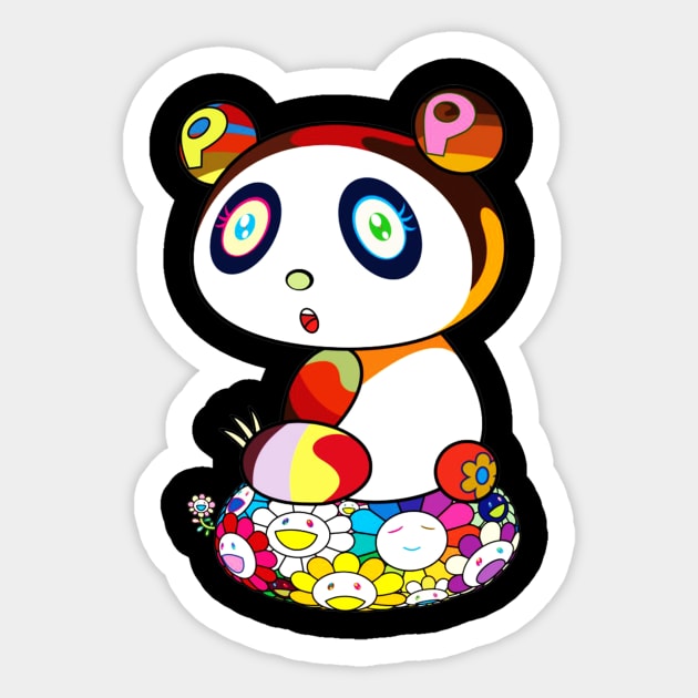 TAKASHI MURAKAMI HAPPY BEAR Sticker by lacosink